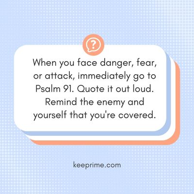 40 Powerful Psalm 91 Prayer Points for Divine Protection - Keeprime